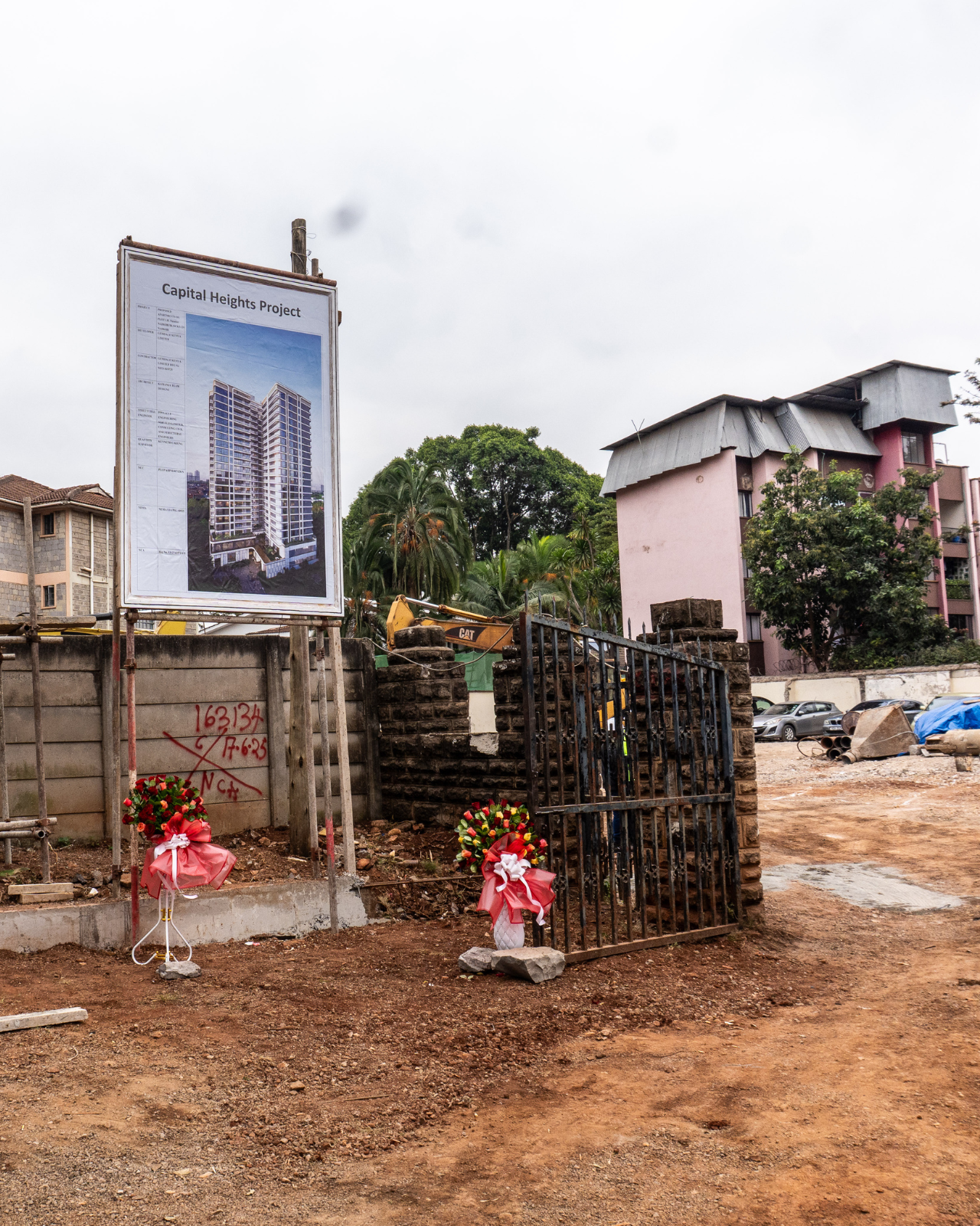 Capital Heights project billboard